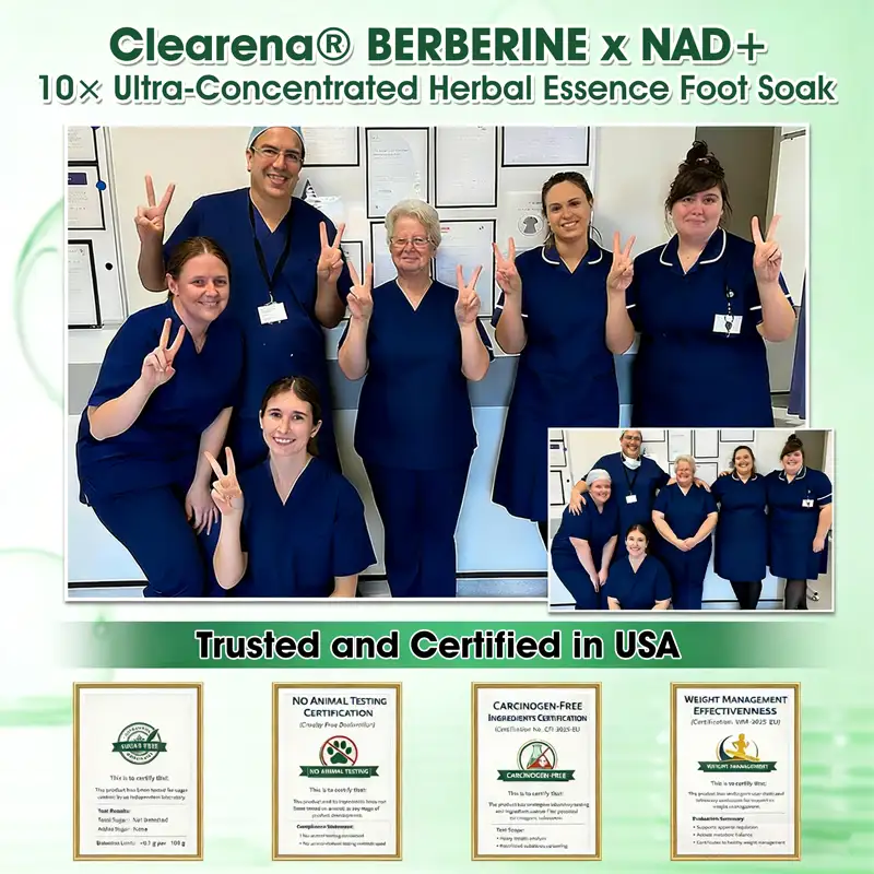 𝐎𝐟𝐟𝐢𝐜𝐢𝐚𝐥 𝐔𝐒 𝐒𝐭𝐨𝐫𝐞 🇺🇸  | 🧑‍⚕️ 𝐂𝐥𝐞𝐚𝐫𝐞𝐧𝐚® Moringa · Bee Venom · Berberine × NAD+ Eight-in-one 10× Ultra-Concentrated Herbal Essence Foot Soak — 𝐎𝐧𝐜𝐞 𝐃𝐚𝐢𝐥𝐲, 𝐕𝐢𝐬𝐢𝐛𝐥𝐞 𝐑𝐞𝐬𝐮𝐥𝐭𝐬 𝐢𝐧 𝟕 𝐃𝐚𝐲𝐬 - Image 18