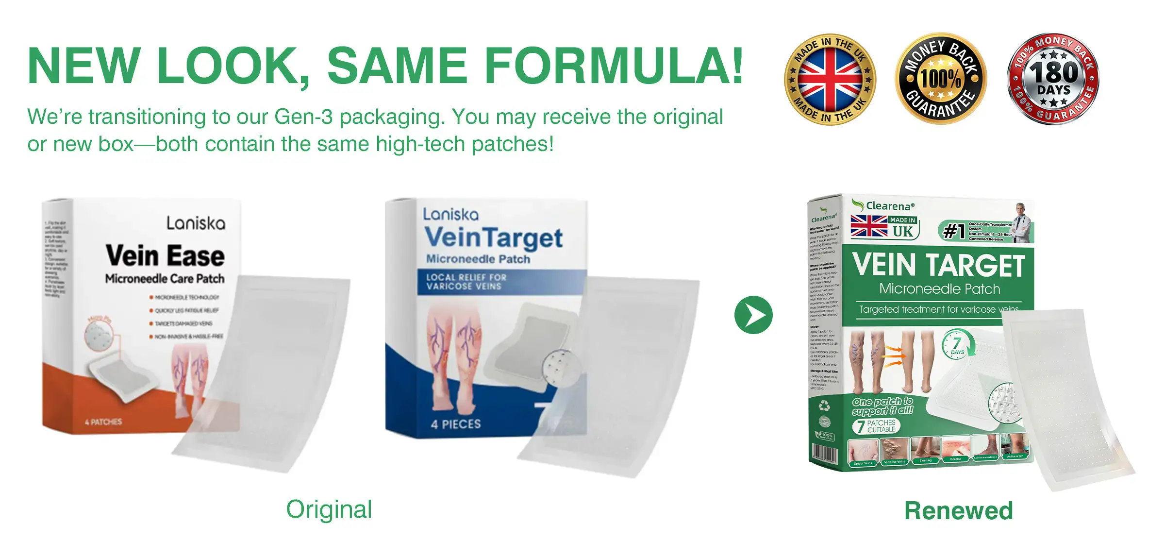๐ฆต๐ฆต๐ฆตClearenaยฎ VeinTarget Microneedle Patch โโ Once Daily, Visible Results in 7 Days - Image 14