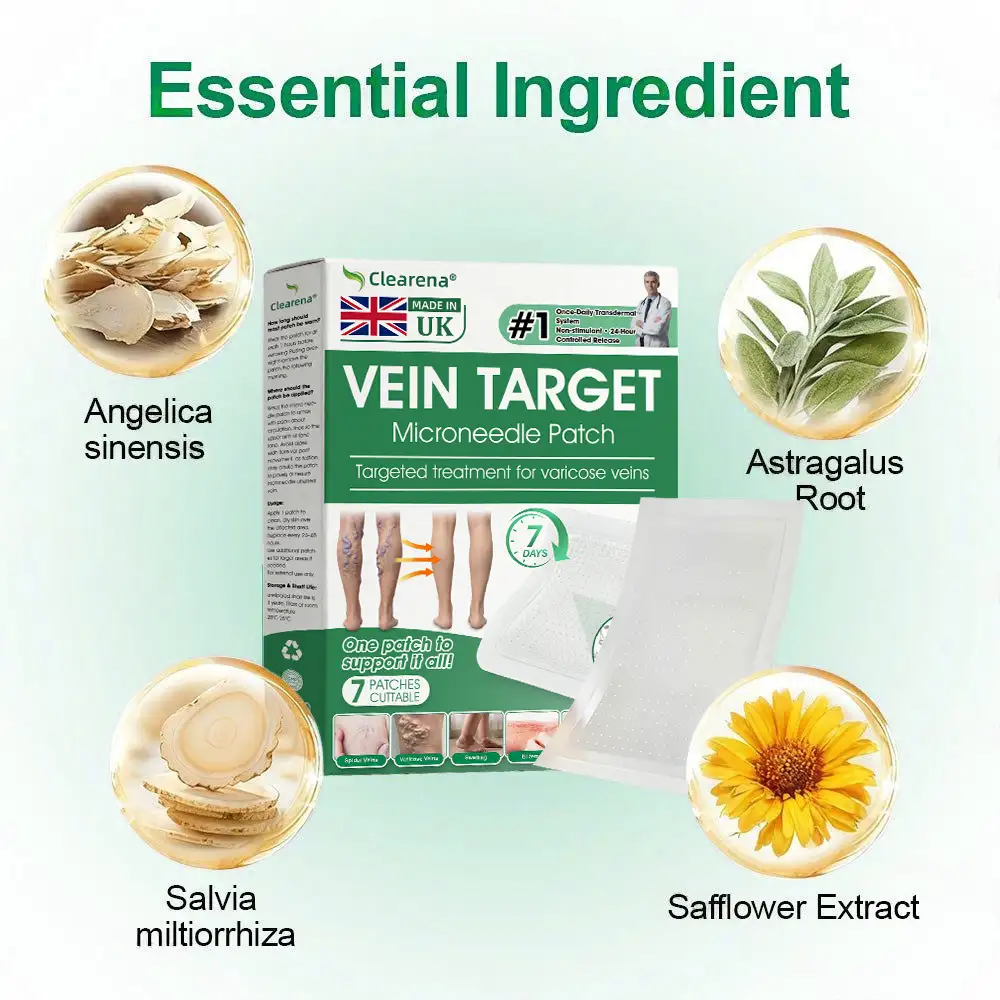 ๐ฆต๐ฆต๐ฆตClearenaยฎ VeinTarget Microneedle Patch โโ Once Daily, Visible Results in 7 Days - Image 20