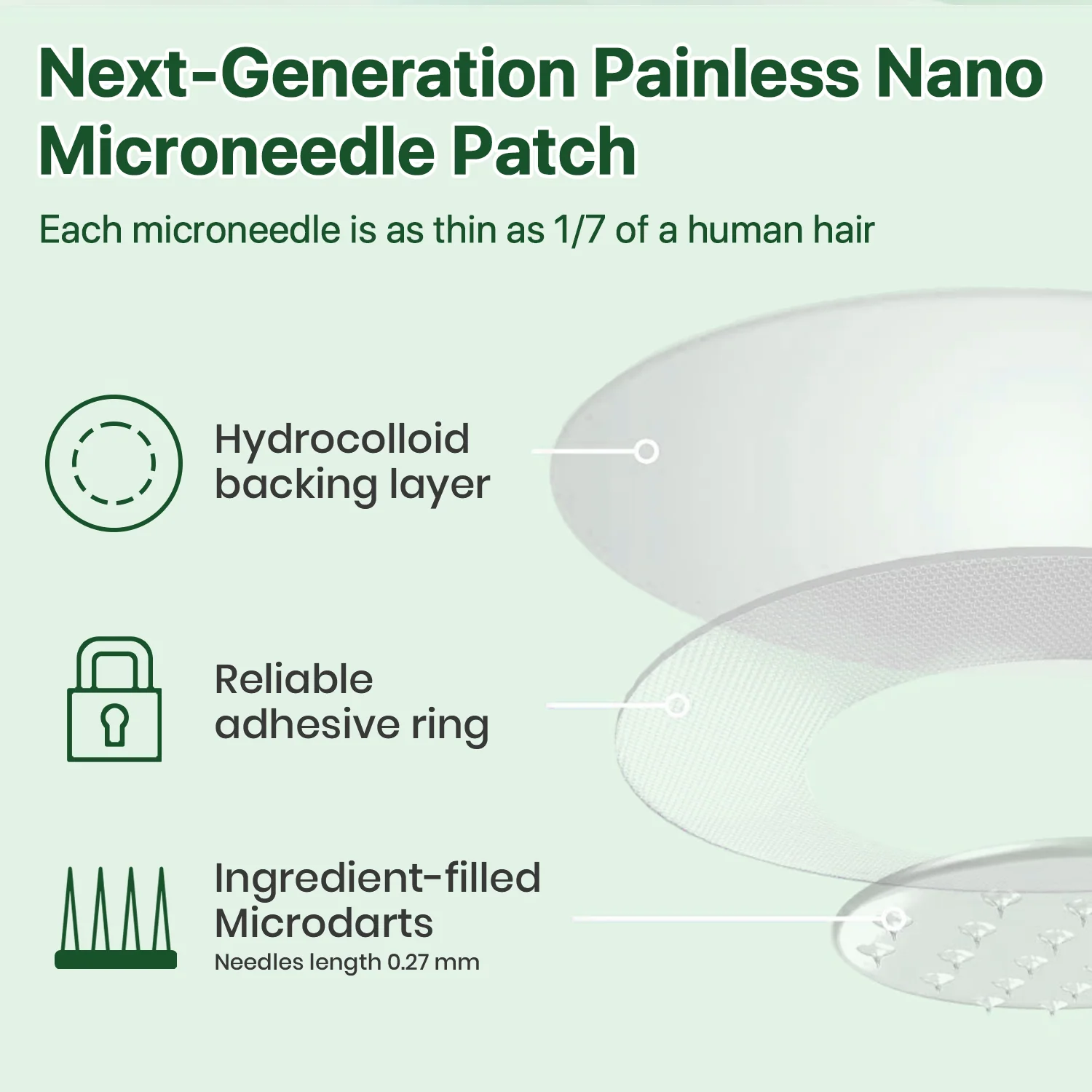 Official Store | ☀️☀️𝐂𝐥𝐞𝐚𝐫𝐞𝐧𝐚® Moringa Berberine + NAD+ 12-in-1 Nano Microneedle Patch(Just once a day, visible changes in 7 days) - Image 9