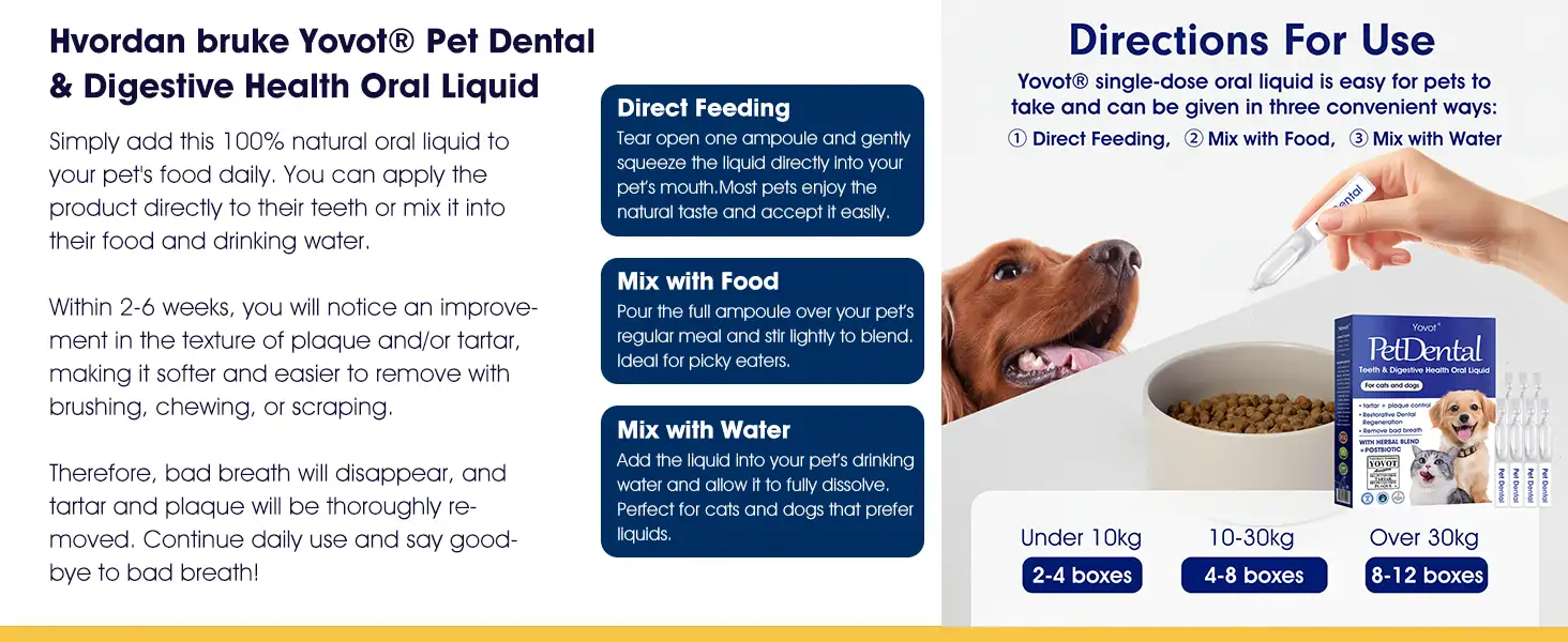 [Official Store]🇬🇧 Yovot® Pet Dental & Digestive Health Oral Liquid – Freshen Breath, Remove Tartar & Promote gum regeneration, stabilize teeth (for Cats & Dogs)  – Save 70% Today! - Image 8